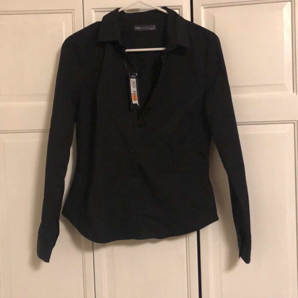 NWT black button down